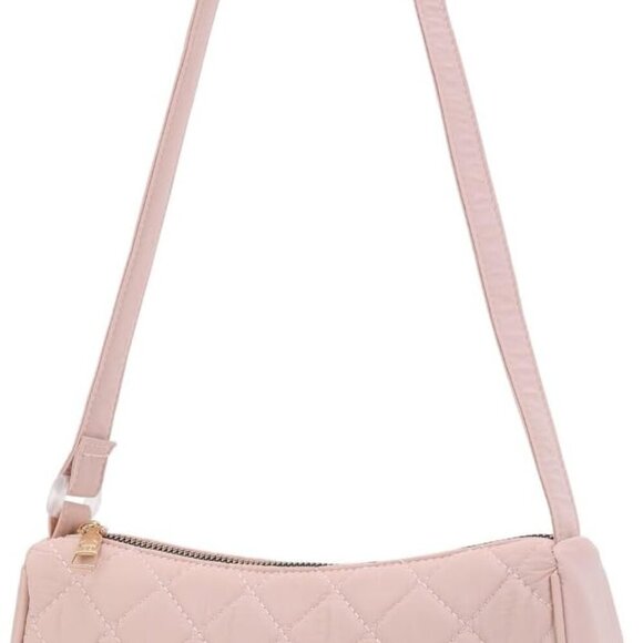 Versatile Small Quilted Handbag - Stylish Zipper Closure Purse for Women - Picture 1 of 8